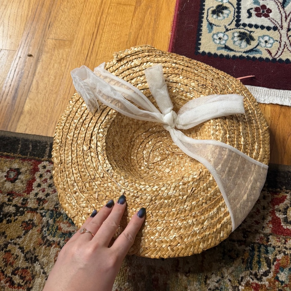 Cottagecore straw hat - Picture 3 of 3